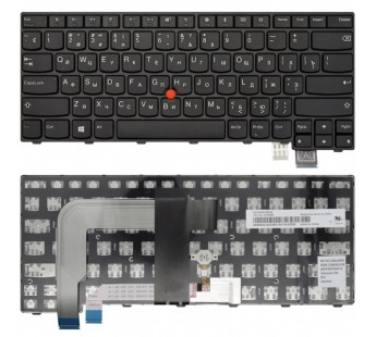 Клавиатура LENOVO ThinkPad T470s черная БЕЗ ПОДСВЕТКИ#1848558