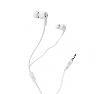 Проводные наушники Borofone BM37 Noble sound (white)#1642655