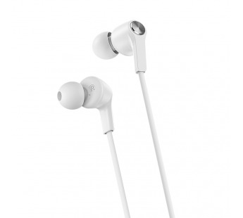 Проводные наушники Borofone BM37 Noble sound (white)#1642654