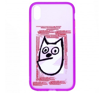Чехол-накладка - PC046 для Apple iPhone XR 02 (violet)#434139