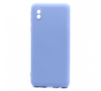 Чехол-накладка Silicone Case NEW ERA для Samsung Galaxy A01 Core голубой