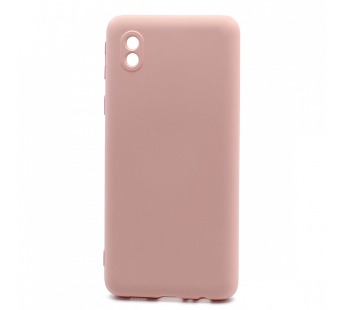 Чехол-накладка Silicone Case NEW ERA для Samsung Galaxy A01 Core светло розовый#434489