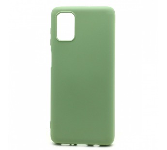 Чехол-накладка Silicone Case NEW ERA для Samsung Galaxy M51 зеленый#433912