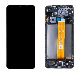 Дисплей для Samsung A125F (A12) модуль Черный - Ориг#1700668