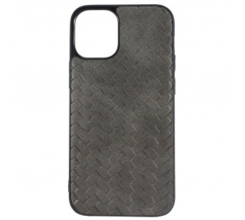 Чехол-накладка Плетеный iphone 12 Mini серый