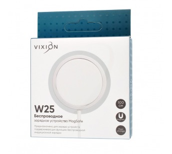 Беспроводное зарядное устройство MagSafe VIXION W25 (белый)#1615892