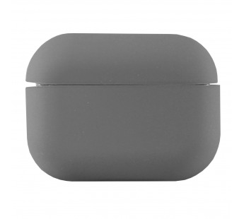 Чехол - силиконовый для кейса Apple AirPods Pro (темно-серый)#702647
