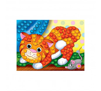 Мозаика из помпонов А5 Котёнок М-5227, шт#1765218