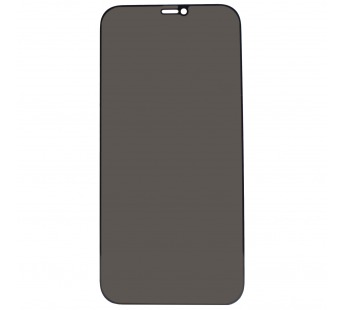 Защитное стекло Антишпион для iPhone 12 Pro Max Черное#445279