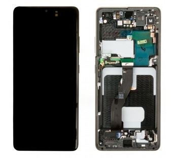 Дисплей для Samsung G998B (S21 Ultra) модуль Черный - Ориг#1853453