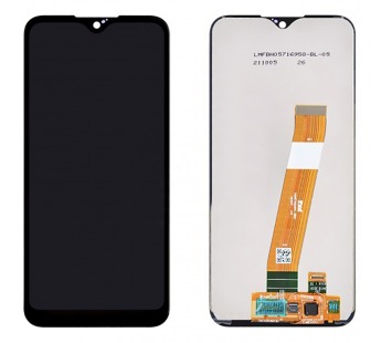 Дисплей для Samsung A015F Galaxy A01 (2020) + тачскрин (черный) (100% LCD) (узкий коннектор)#1813330