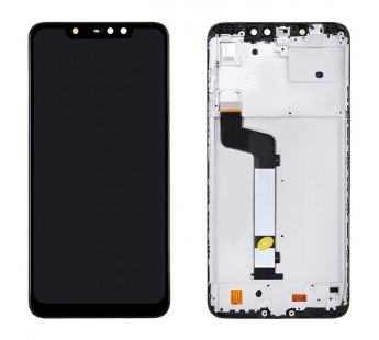 Дисплей для Xiaomi Redmi Note 6 Pro в рамке + тачскрин (черный) (100% LCD)#1854071