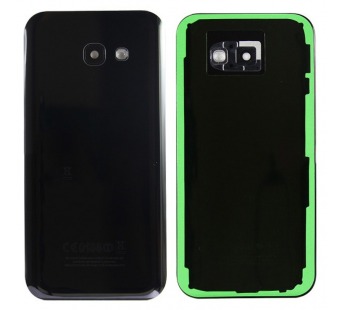 Задняя крышка для Samsung A520F (A5 2017) Черный - Премиум#2089713