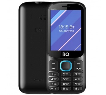 Мобильный телефон BQM-2820 Step XL+ Black+Blue#438272