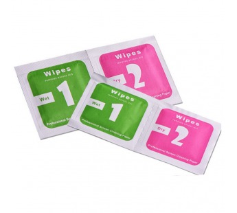 Салфетки для обезжиривания и протирки дисплеев (2 шт.)#2110811