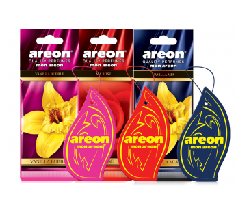 Ароматизаторы AREON "MON AREON DELICIOUS" цветы, дисплей 60шт картон.#440203