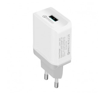 Сетевое зарядное устройство Qualcomm 3.0 Quick Charge 18W (QC01) белый