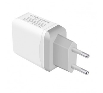 Сетевое зарядное устройство Qualcomm 3.0 Quick Charge 18W (QC01) белый#1554362
