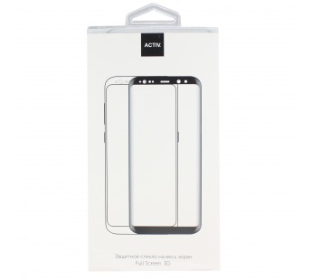 Защитное стекло Full Screen Activ Clean Line 3D для Samsung SM-G991 Galaxy S21 (black)#441356
