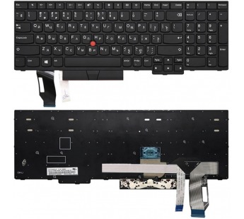 Клавиатура Lenovo ThinkPad E590 черная#2130569