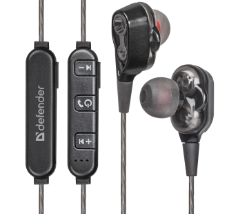                         Полноразмерные Bluetooth-наушники Defender FreeMotion B640 (черный)#442260