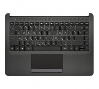 Клавиатура HP 14-dk черная текстурная топ-панель#1853353