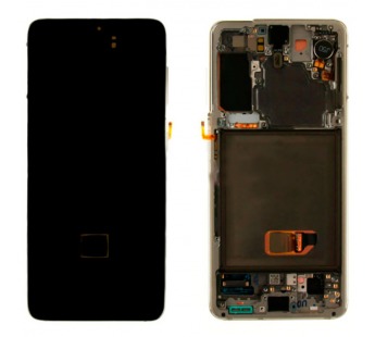 Дисплей для Samsung G991B (S21) модуль Белый - OR#444539