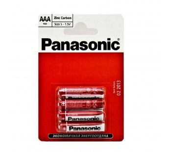 Элемент питания R03 PANASONIC Zinc Carbon BL 4#1635929