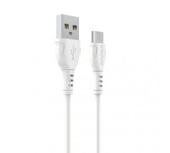 Кабель USB - Micro BOROFONE BX51 (белый) 1м#1856671