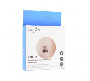 Съемный разъем для магнитного USB-кабеля Vixion K30-1c Type-C#1693141