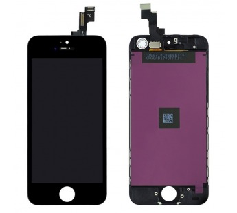 Дисплей для iPhone 5S/SE + тачскрин черный с рамкой (100% components)#1856607