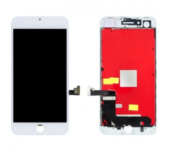 Дисплей для iPhone 8 Plus + тачскрин белый с рамкой (100% components)#1855638