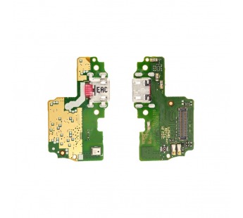 Шлейф (плата) для Huawei Honor 6C Pro + разъем зарядки + микрофон (100% components)#895163