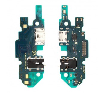 Шлейф для Samsung A105F Galaxy A10 + сист. разъем + разъем гарнитуры + микрофон (100% components)#1801762