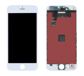 Дисплей для iPhone 6 + тачскрин белый с рамкой (100% LCD)#1856609