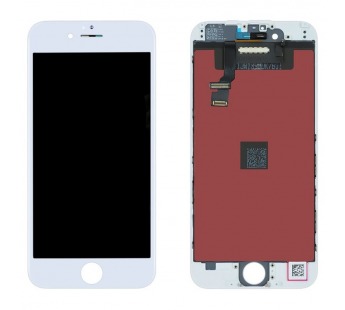 Дисплей для iPhone 6 + тачскрин белый с рамкой (copy LCD)#1856734