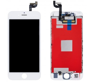 Дисплей для iPhone 6S + тачскрин белый с рамкой (copy LCD)#1856736