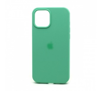 Чехол-накладка Silicone Case для Apple iPhone 12 mini (полная защита) (050) зеленый#444640