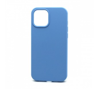 Чехол-накладка Silicone Case для Apple iPhone 12 mini (полная защита) (053) голубой#1710825