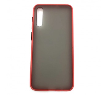 Чехол Samsung A50/A50S/A30S (2019) Противоударный Матовый Красный#1454396