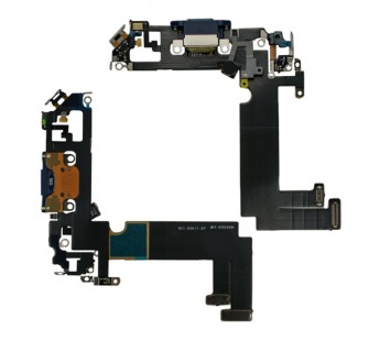 Шлейф для iPhone 12 mini на системный разъем/микрофон Синий#769459