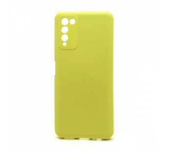Чехол-накладка Silicone Case NEW ERA для Huawei Honor 10X Lite желтый#445542