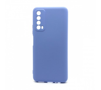 Чехол-накладка Silicone Case NEW ERA для Huawei P Smart 2021/Y7a голубой#445548