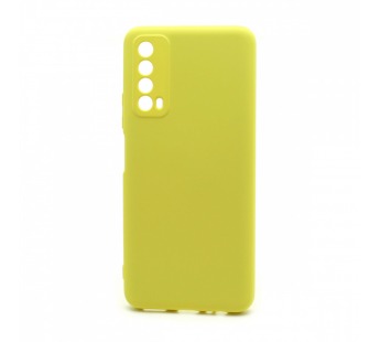 Чехол-накладка Silicone Case NEW ERA для Huawei P Smart 2021/Y7a желтый#445549