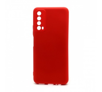 Чехол-накладка Silicone Case NEW ERA для Huawei P Smart 2021/Y7a красный#445551