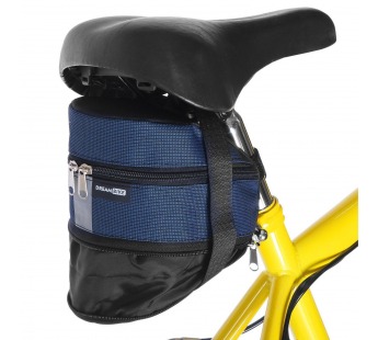 Аксессуары для велосипеда и самоката - велосумка под седло средняя Dream Bike (002) (blue)#448458