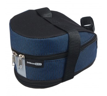 Аксессуары для велосипеда и самоката - велосумка под седло средняя Dream Bike (002) (blue)#448457
