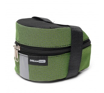 Аксессуары для велосипеда и самоката - велосумка под седло средняя Dream Bike (002) (green)#448463