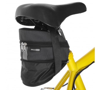 Аксессуары для велосипеда и самоката - велосумка под седло средняя Dream Bike (002) (grey)#448462