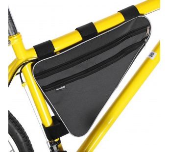 Аксессуары для велосипеда и самоката - велосумка подрамная большая Dream Bike (004) (grey)#448470